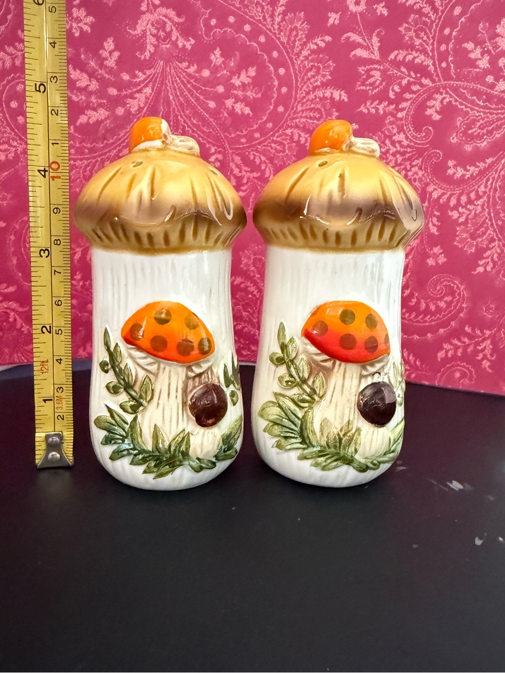 Vintage 1970s Merry Mushrooms Sears and Roebuck salt and pepper shakers - Picture 6 of 6